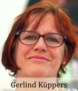 Hier ist die Künstlerin Gerlind Küppers abgebildet